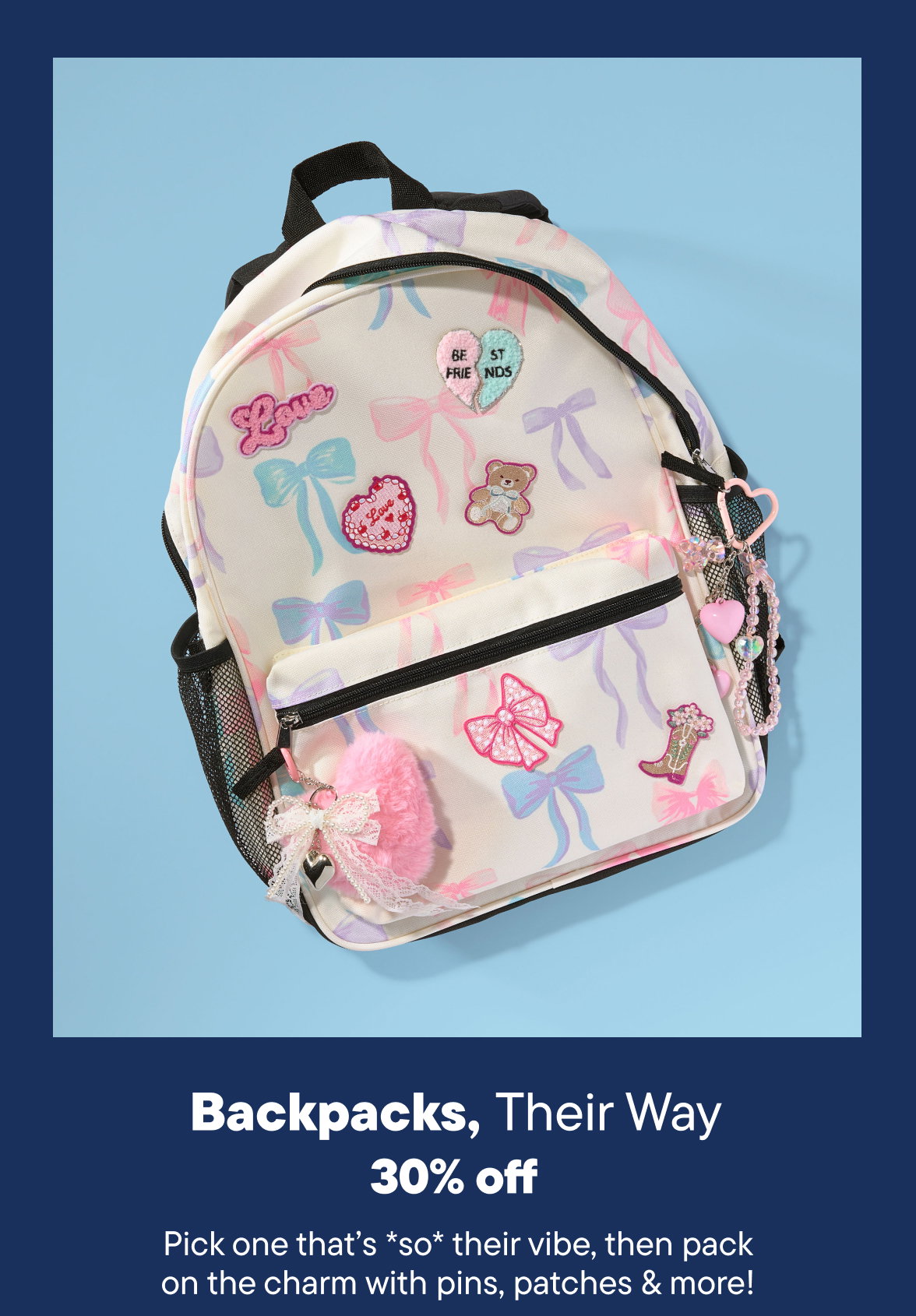 30% off Backpacks