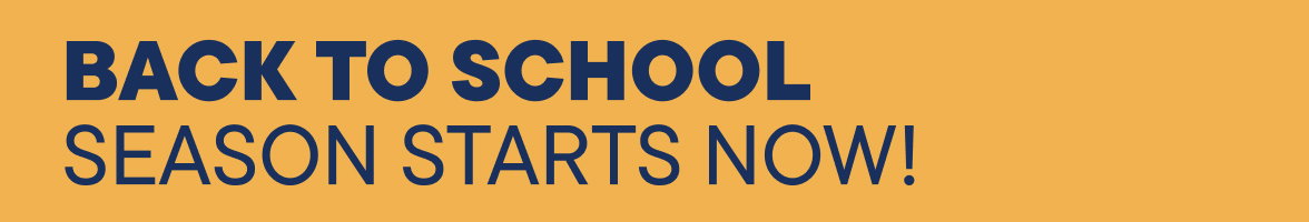 Back to School Season Starts Now
