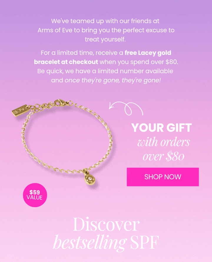 Unlock a FREE Arms Of Eve bracelet with orders over $80