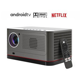 [Upgraded Edition, Netflix & Android TV Certified] ETOE Whale Pro 1800 ANSI Projector, Native 1080P, 4K Decoding, WideVine L1, Auto Focus & Auto Keystone Correction, 2*10W Stereo Speakers, Dual-Band Wi-Fi