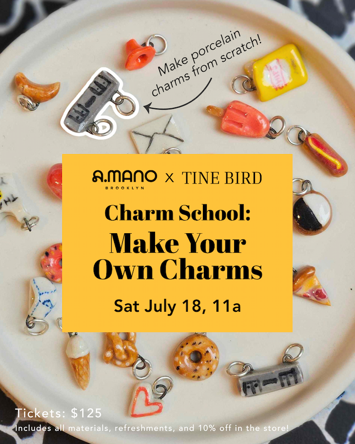 Make Your Own Charms with Tine Bird | A.MANO Brooklyn