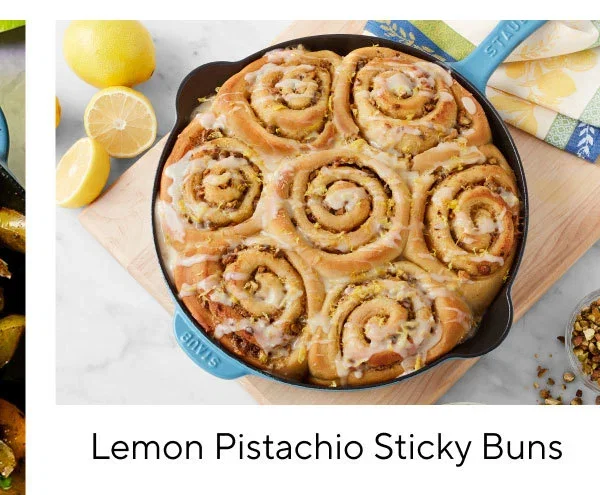 Lemon Pistachio Sticky Buns