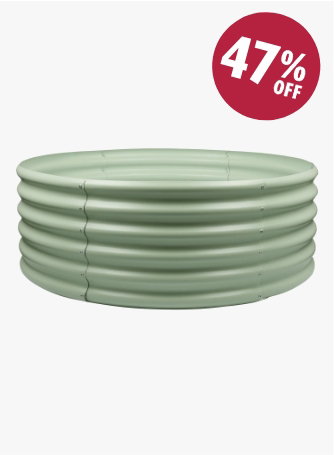 Round Raised Garden Bed - 120cm x 45cm