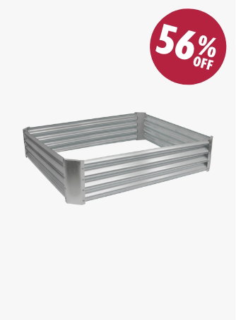 120cm x 120cm Square Steel Raised Garden Bed