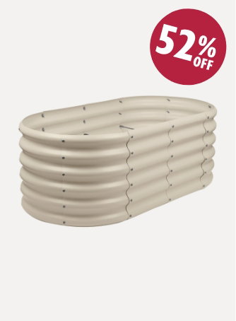 Rounded Raised Garden Bed - 120cm x 60cm x 45cm