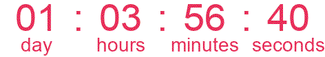 Countdown to offers ending