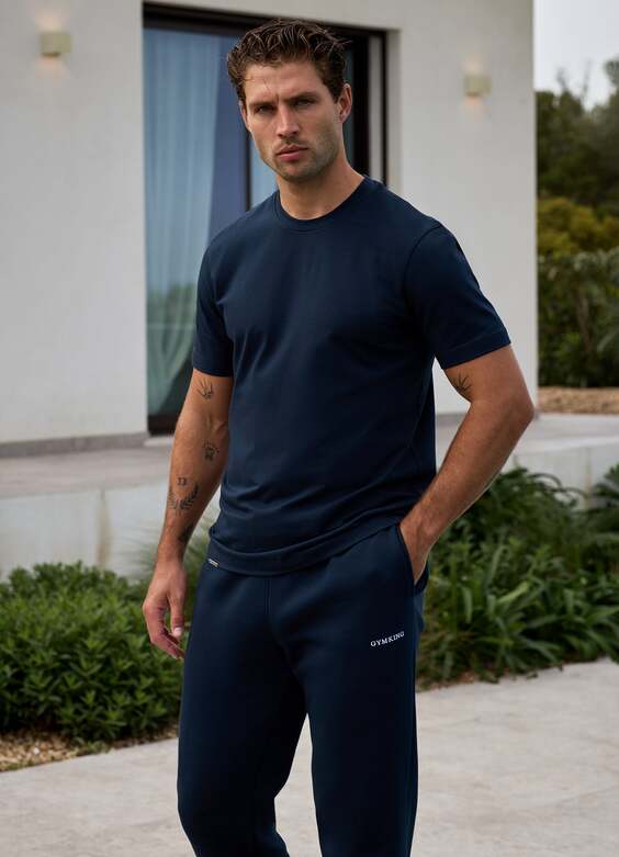 Gym King Signature Tee - Navy