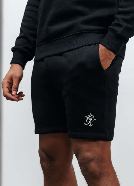 Gym King Fundamental Fleece Short - Black