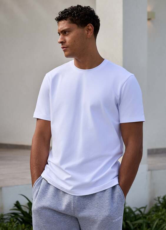Gym King Signature Tee - White
