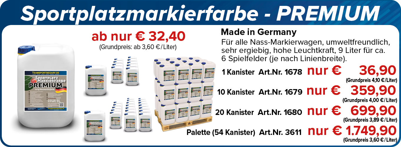 Sportplatzmarkierfarbe - PREMIUM