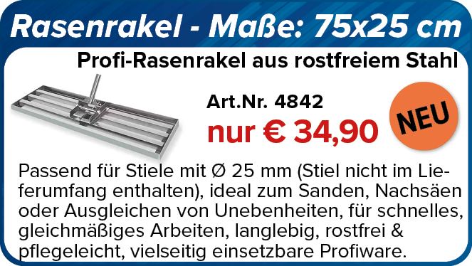 NEU! Rasenrakel