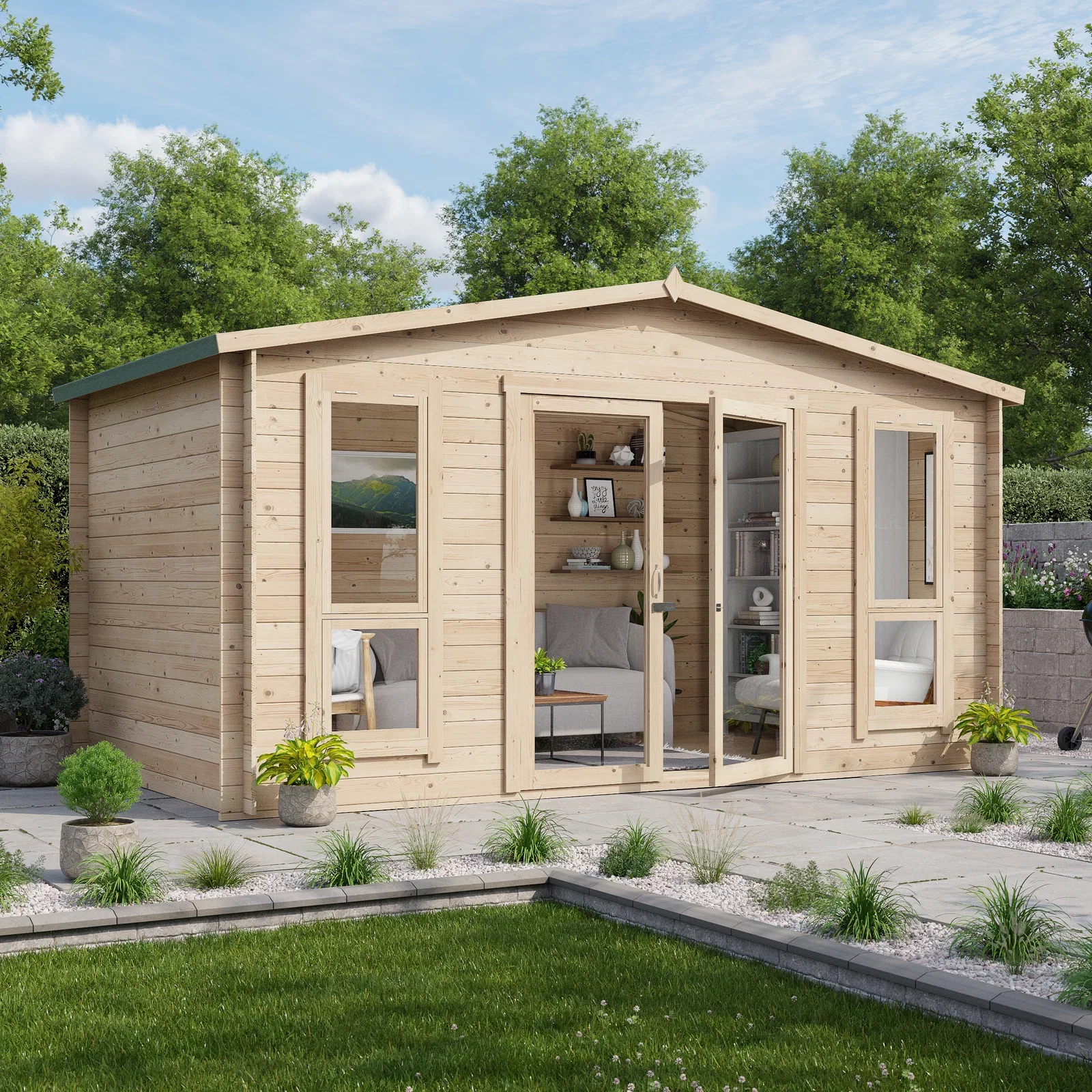 Image of BillyOh Sasha Log Cabin Summerhouse