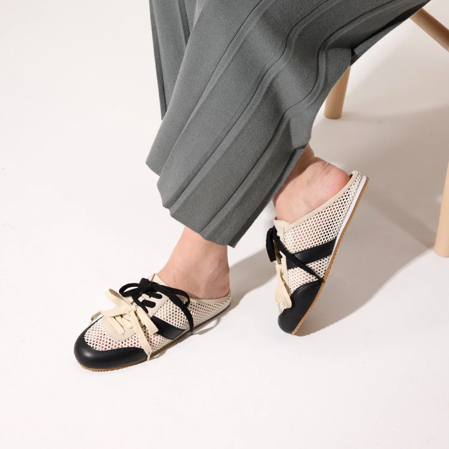 Image of Kendi Sneaker Mule in Black