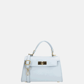 Charm London handtas S babyblauw