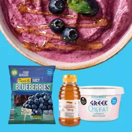 Blueberry Frozen Yoghurt image