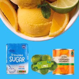 Orange & Lime Sorbet image