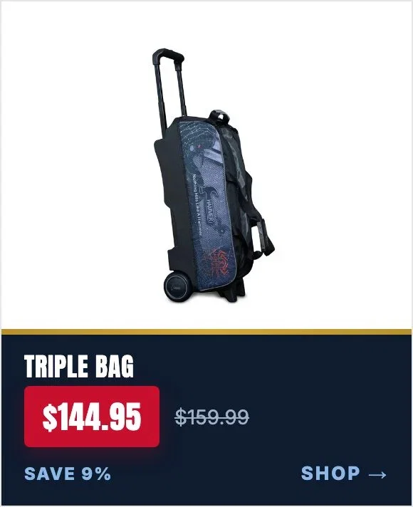 Hammer Hybrid Triple Black Widow 3 ball bowling bag