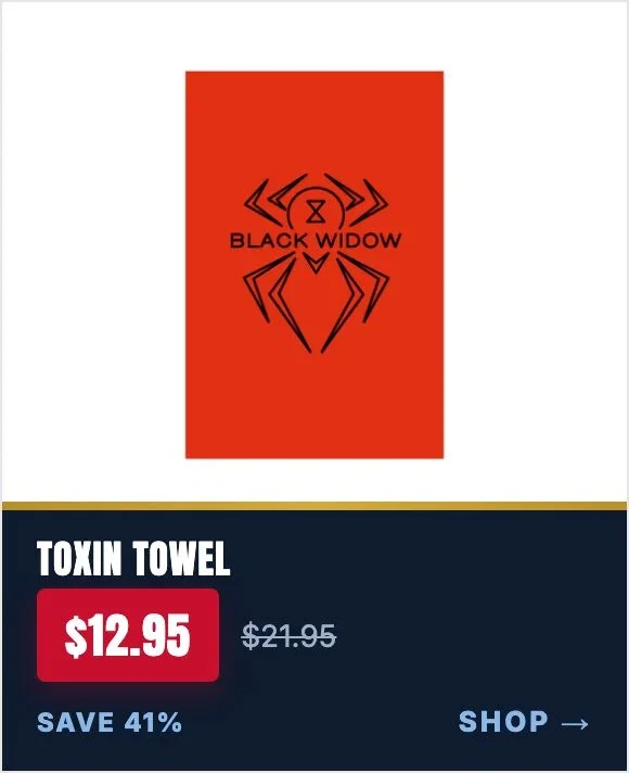 Hammer Black Widow Toxin Pearl bowling towel