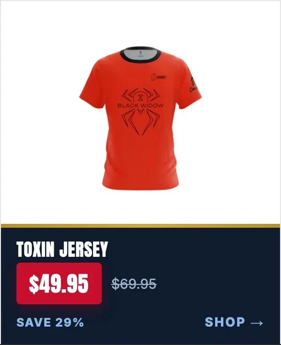 Hammer Black Widow Toxin Pearl CoolWick bowling jersey