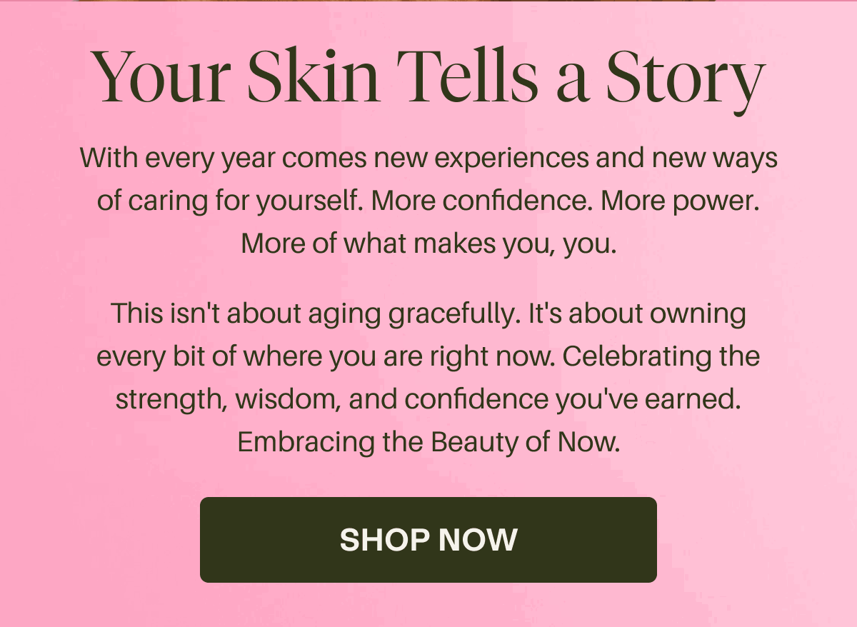 Your skin tells a story