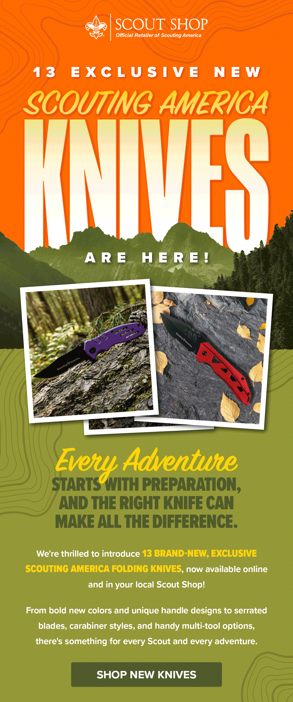 13 Exclusive New Scouting America Knives