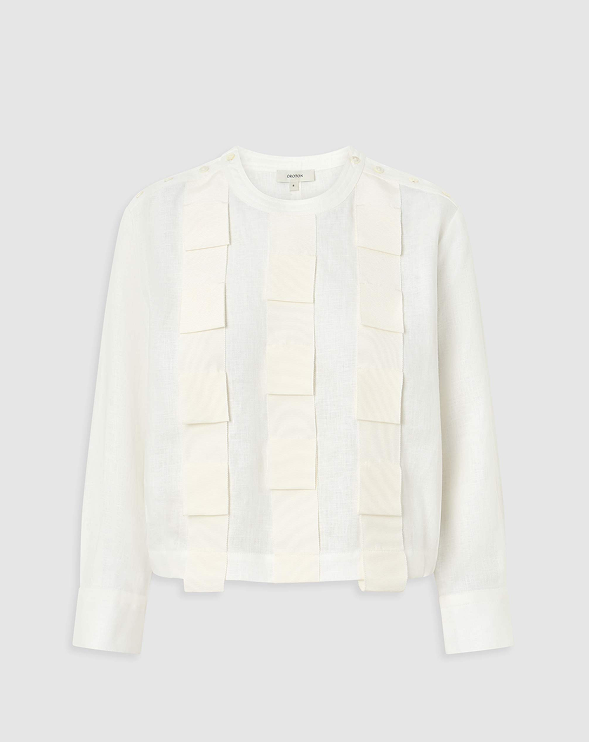 FOLDED RIBBON TOP