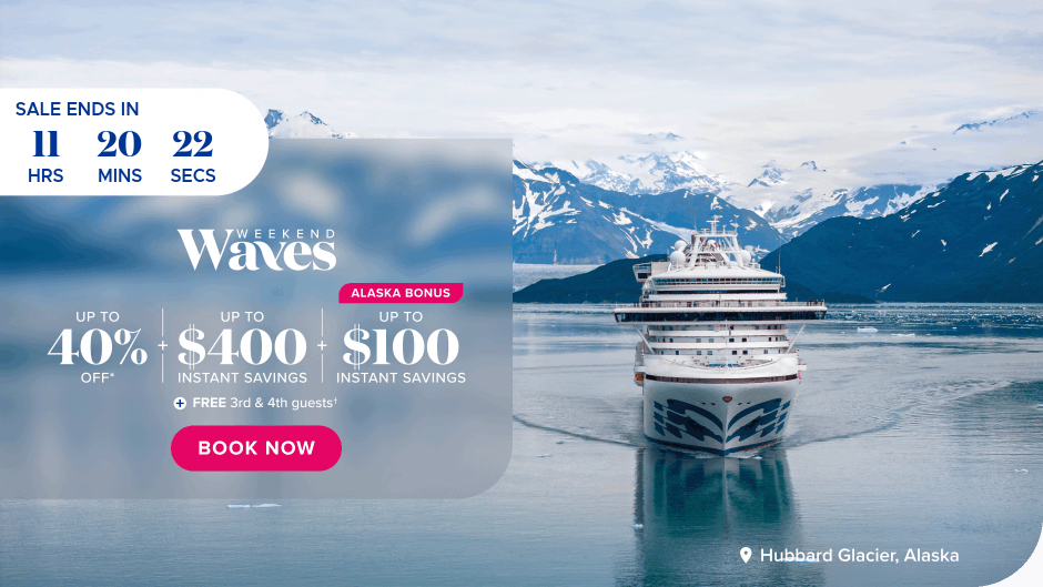 Weekend Waves. Up to 40% off plus up to $400 instant savings plus up to $100 instant savings Alaska bonus. plus free 3rd and 4th guests. Book now.
