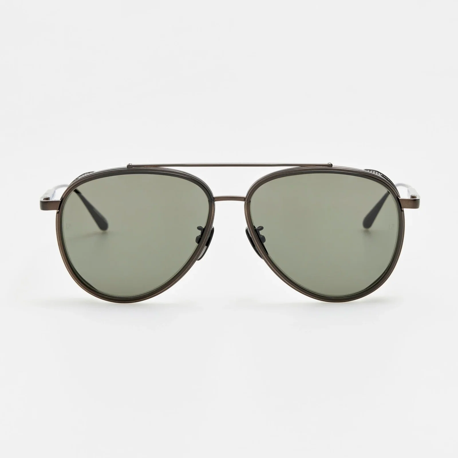 Image of Cortes Sunglasses in Matt Black Nickel