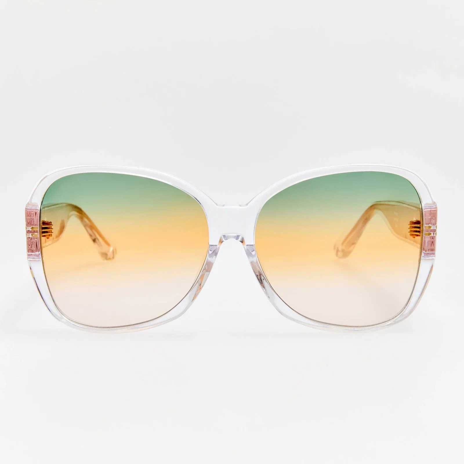 Image of Blair Sunglasses in Clear and Tutti Frutti