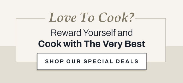 Love to cook? Reward yourself