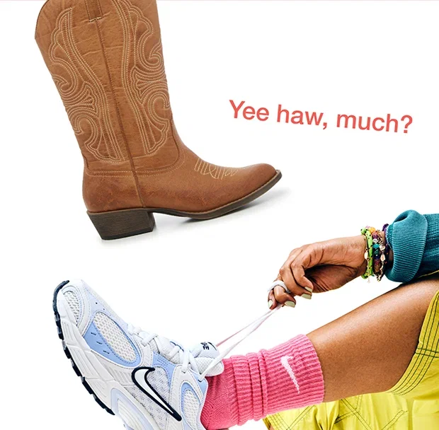Yee haw, much?