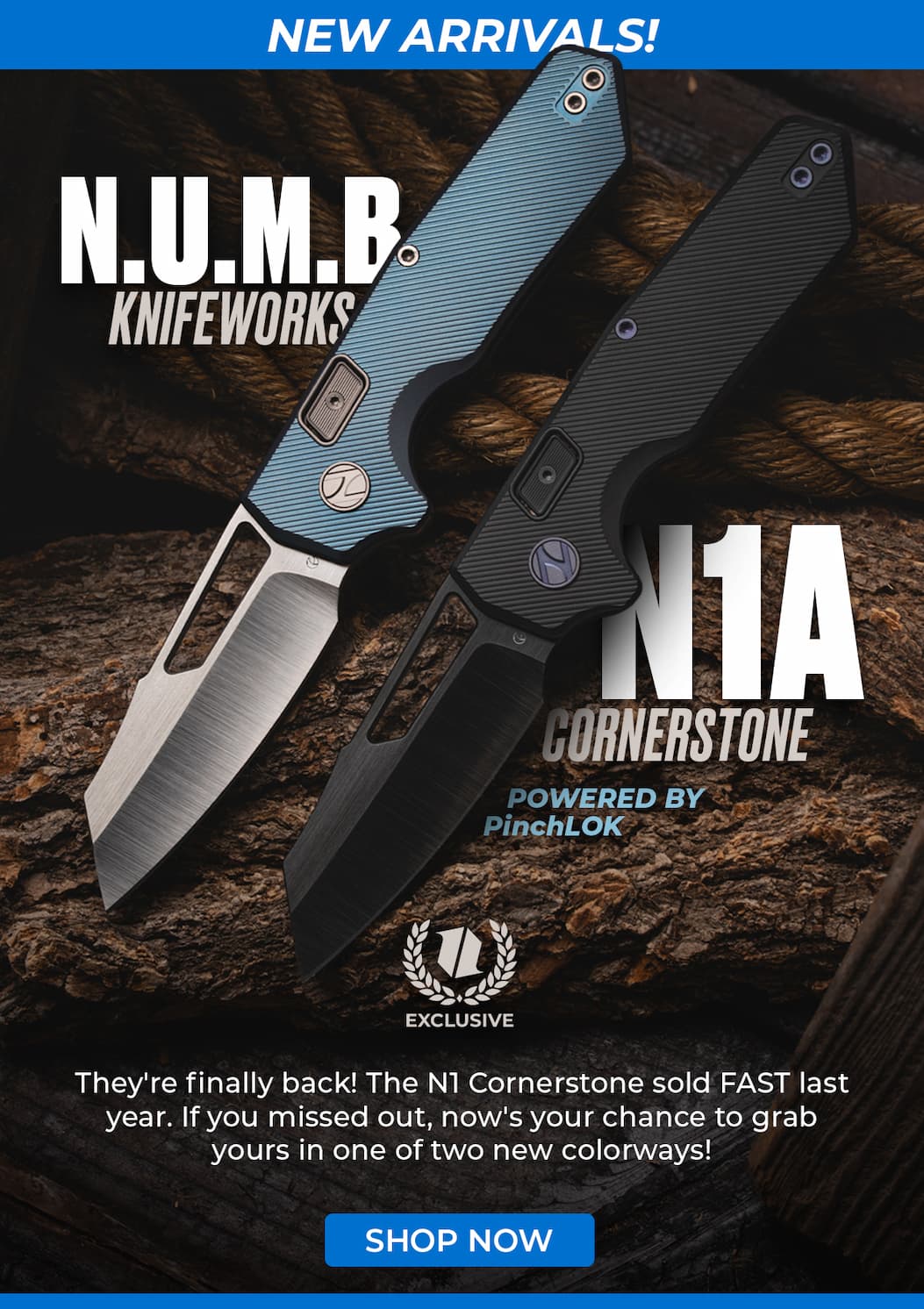 N.U.M.B. Knifeworks N1A Cornerstone