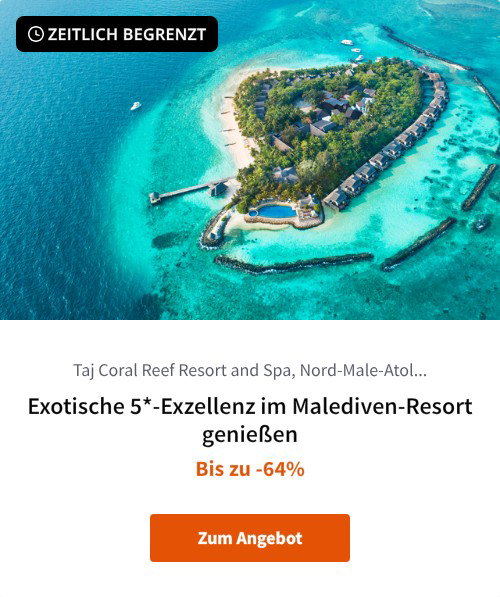 Exotische 5*-Exzellenz im Malediven-Resort genießen