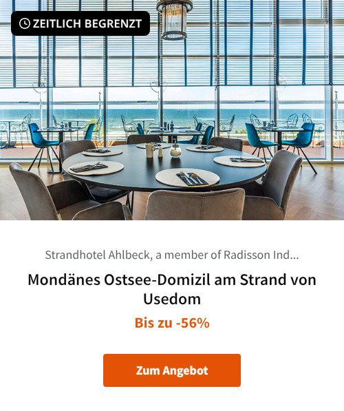 Mondänes Ostsee-Domizil am Strand von Usedom