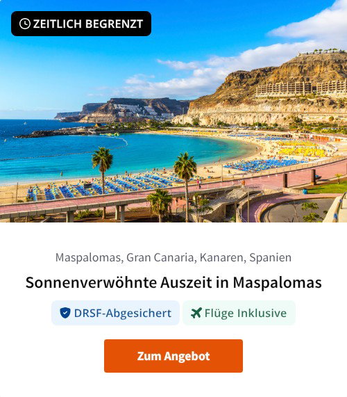 Sonnenverwöhnte Auszeit in Maspalomas