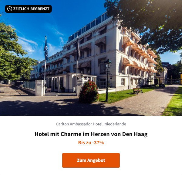 Hotel mit Charme im Herzen von Den Haag