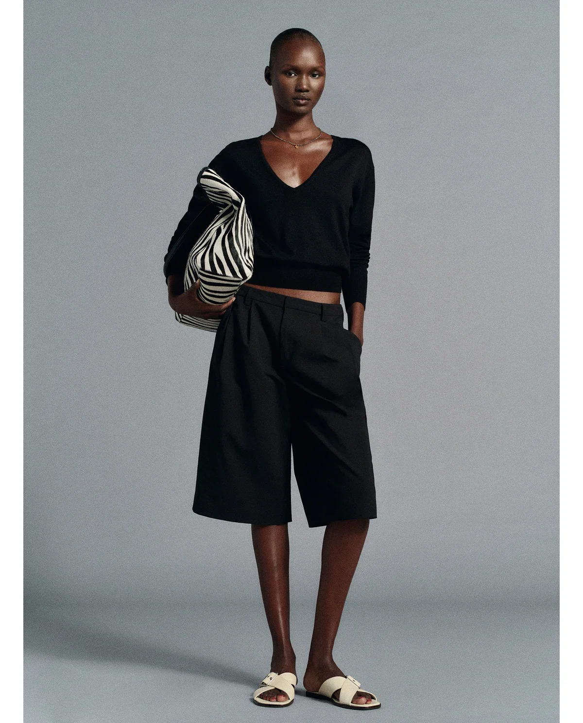 Micah V-Neck Sweater Top