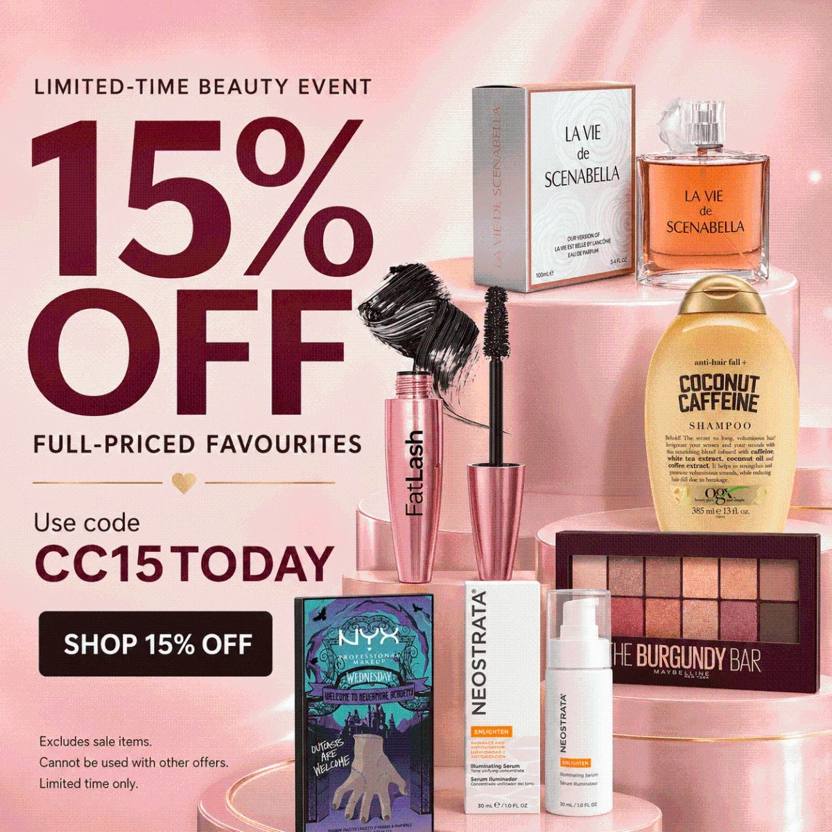 15% off for a limited time