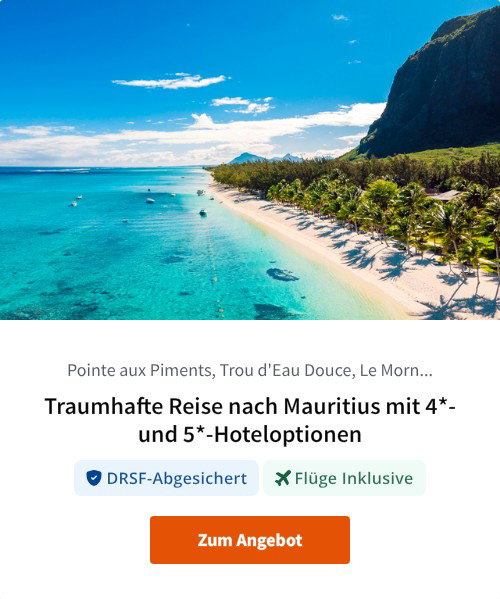 Traumhafte Reise nach Mauritius mit 4*- und 5*-Hoteloptionen