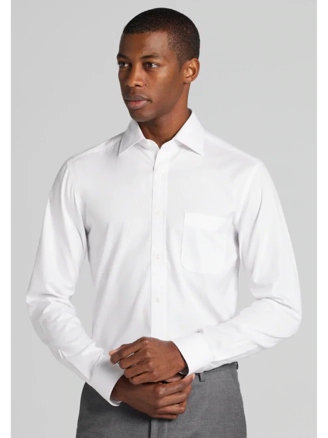 Traveler® Collection Skinny Fit Spread Collar Dress Shirt