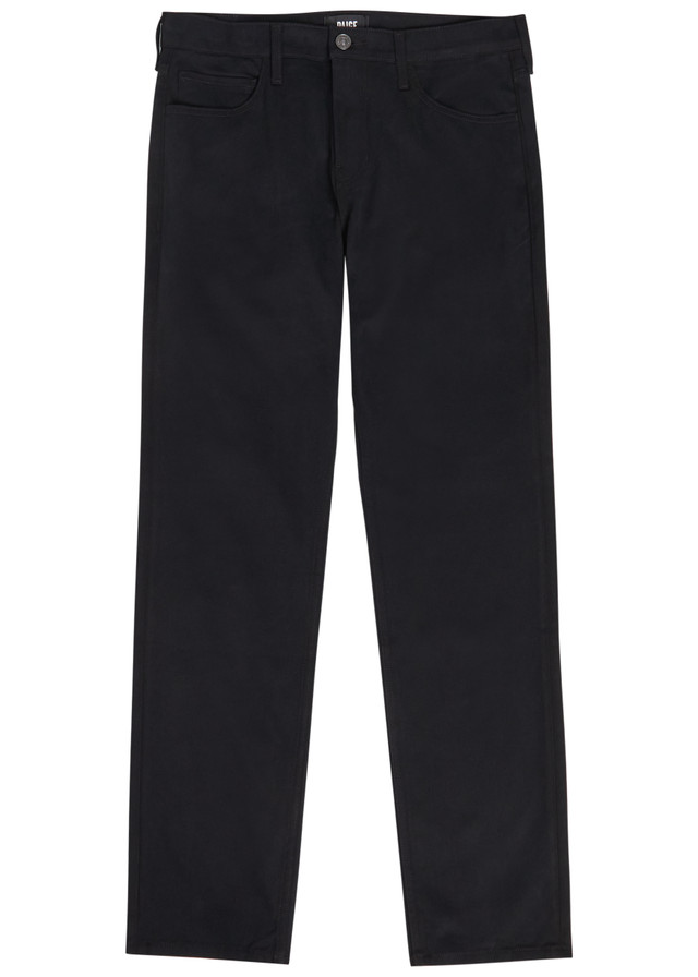 PAIGE Macneil slim straight-leg twill trousers