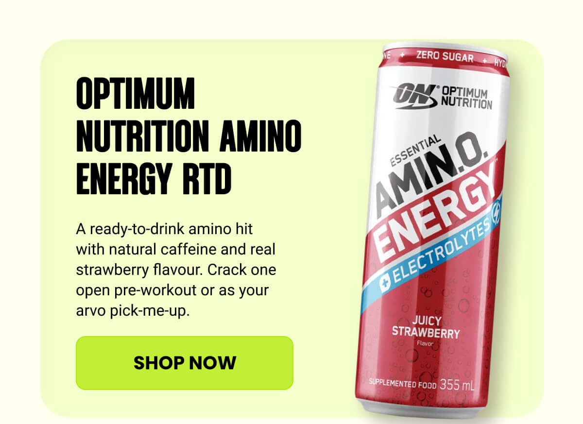 OPTIMUM NUTRITION AMINO ENERGY RTD | SHOP NOW 