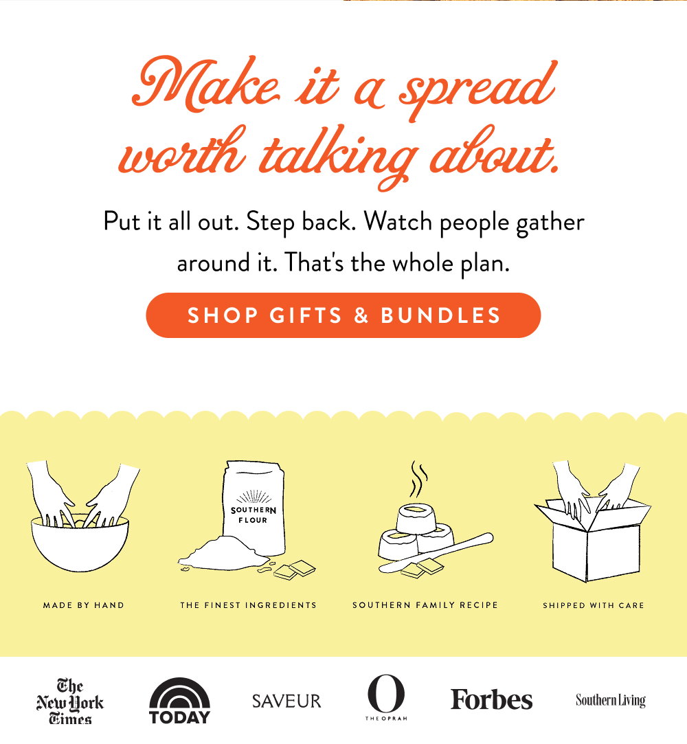 Make it a spread worth talking about. Put it all out. Step back. Watch people gather around it. That's the whole plan.