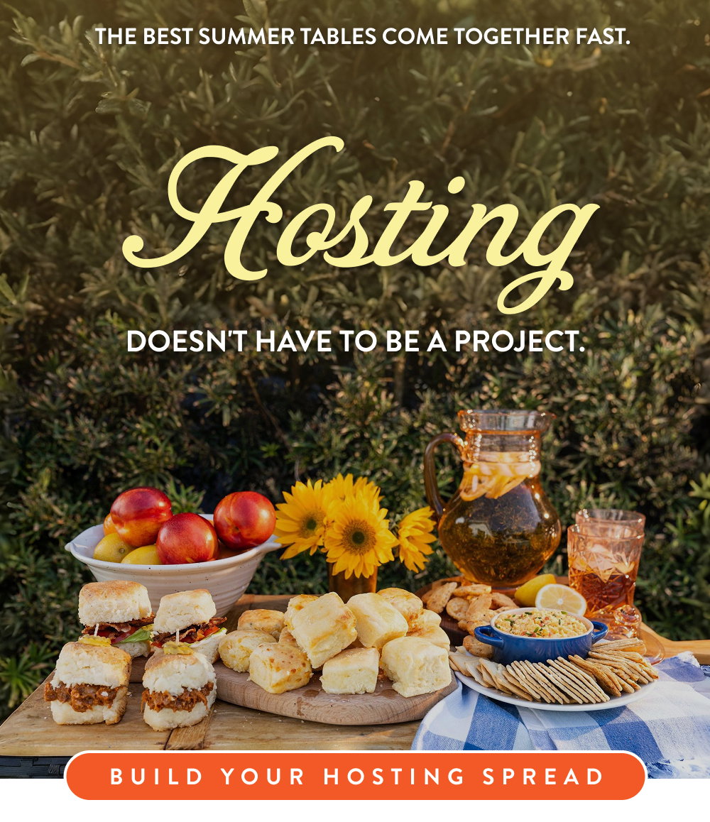 The best summer tables come together fast. Hosting Doesn't Have to Be a Project.
