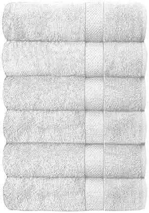 Image of 6-Piece Hotel & Spa 100% Cotton Bath Towel Set