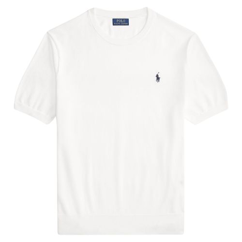 Polo Ralph Lauren Cotton Crewneck Short Sleeve Jumper - White