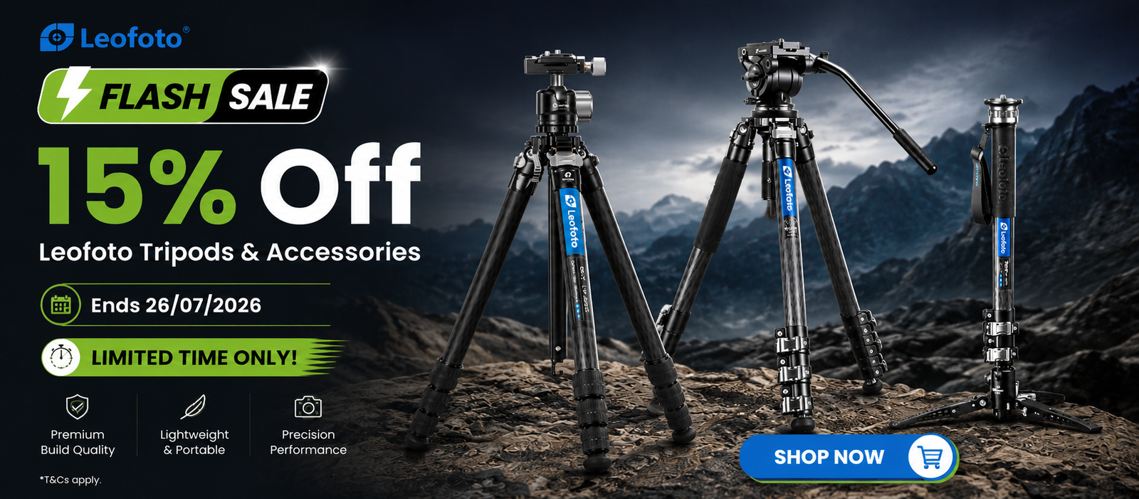 Leofoto Tripods Sale