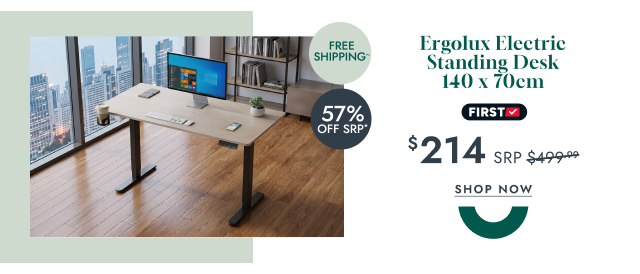 Ergolux Electric Standing Desk 140 x 70cm