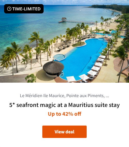 5* seafront magic at a Mauritius suite stay