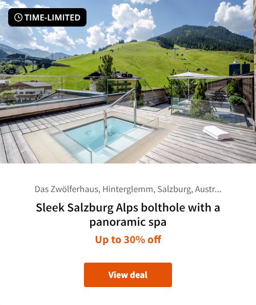 Sleek Salzburg Alps bolthole with a panoramic spa